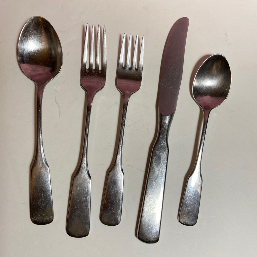 WMF Cromargan Germany Pilgrim Stainless Steel 5 five pcs) Place Setting Flatware